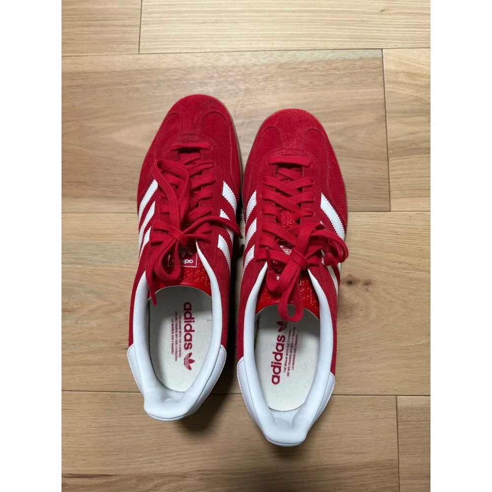 Adidas Gazelle Indoor Better Scarlet Sneakers Mens Size 11 Suede Low Top JI2063
